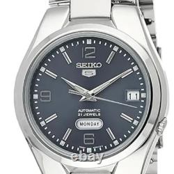 Montre automatique homme Seiko 5 SNK621K1 cadran gris acier inoxydable argent