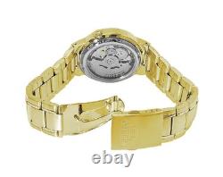 Montre automatique homme Seiko 5 SNKA10K1 cadran date doré PVD acier inoxydab