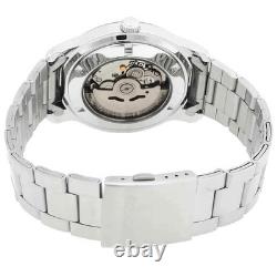 Montre automatique homme Seiko 5 SNKP15K1 cadran blanc acier inoxydable argen