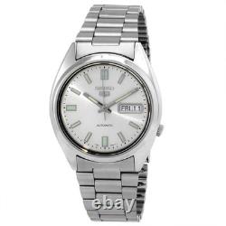 Montre automatique homme Seiko 5 SNXS73K1 cadran argenté bracelet en acier in