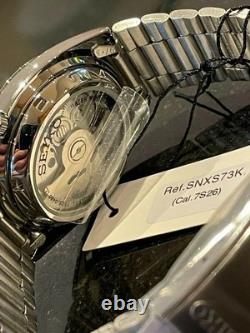 Montre automatique homme Seiko 5 SNXS73K1 cadran argenté bracelet en acier in