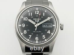 Montre automatique homme Seiko 5 Sports SRPG27 4R36 cadran noir Japon avec bo