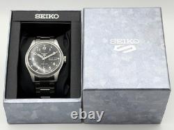 Montre automatique homme Seiko 5 Sports SRPG27 4R36 cadran noir Japon avec bo