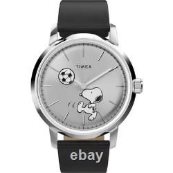 Montre automatique homme Timex Peanuts TW2Y53800 Marlin Soccer cadran argenté