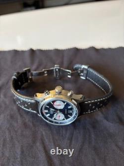 Montre automatique homme suisse davosa Newton Pilot Rallye Chronograph bleu