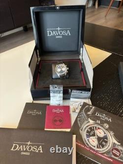 Montre automatique homme suisse davosa Newton Pilot Rallye Chronograph bleu