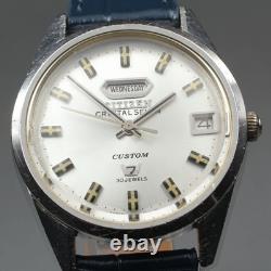 Montre automatique homme vintage 1968 CITIZEN Crystal Seven ACSS 2924-Y Day