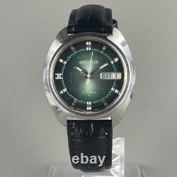 Montre automatique homme vintage SEIKO 5 ACTUS 37 mm jour/date cadran