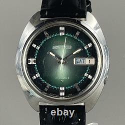 Montre automatique homme vintage SEIKO 5 ACTUS 37 mm jour/date cadran