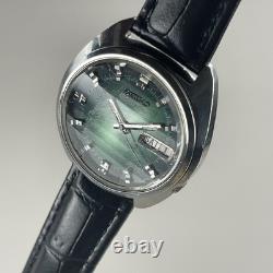 Montre automatique homme vintage SEIKO 5 ACTUS 37 mm jour/date cadran