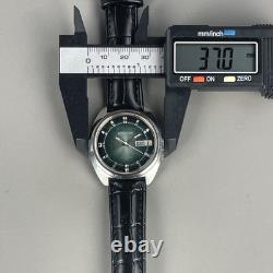 Montre automatique homme vintage SEIKO 5 ACTUS 37 mm jour/date cadran