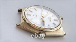 Montre automatique homme vintage SEIKO Lord Matic 5606-7000 Gold Day Date