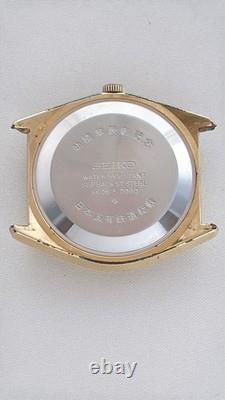 Montre automatique homme vintage SEIKO Lord Matic 5606-7000 Gold Day Date