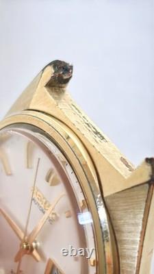 Montre automatique homme vintage SEIKO Lord Matic 5606-7000 Gold Day Date