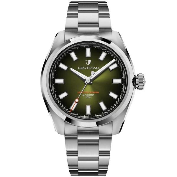 Montre Automatique Pour Homme Cestrian Master Series V3 &agrave; Cadran Vert Cm-gb001