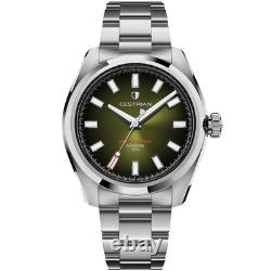 Montre automatique pour homme Cestrian Master Series V3 à cadran vert CM-GB001