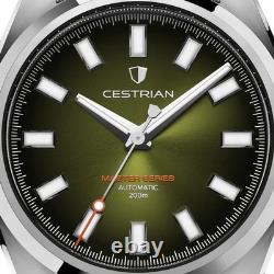 Montre automatique pour homme Cestrian Master Series V3 à cadran vert CM-GB001