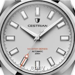 Montre automatique pour homme Cestrian Master Series V3 cadran blanc CM-WT001 Montre automatique pour homme Cestrian Master Series V3 cadran blanc CM-WT001