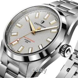 Montre automatique pour homme Cestrian Master Series V3 cadran blanc texturé