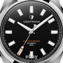 Montre automatique pour homme Cestrian Master Series V3 cadran noir CM-BK001