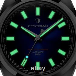 Montre automatique pour homme Cestrian Master Series V3 cadran noir CM-BK001