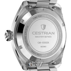 Montre automatique pour homme Cestrian Master Series V3 cadran noir CM-BK001