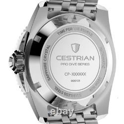 Montre automatique pour homme Cestrian Pro Dive Series cadran orange 300 m CP