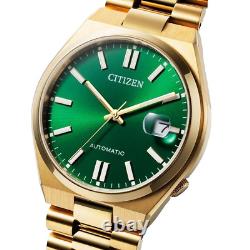 Montre automatique pour homme Citizen Tsuyosa NJ0152-51X cadran vert saphir