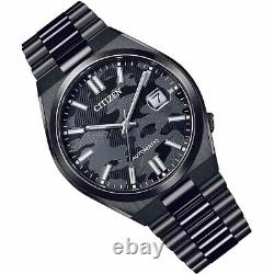 Montre automatique pour homme Citizen cadran noir camouflage verre saphir NJ0