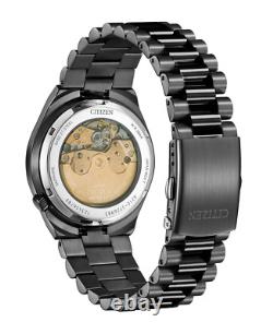 Montre automatique pour homme Citizen cadran noir camouflage verre saphir NJ0