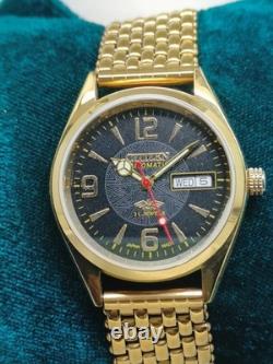Montre automatique pour homme Citizen cadran noir, date du jour, 21 bijoux en