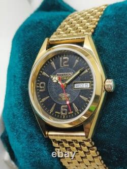 Montre automatique pour homme Citizen cadran noir, date du jour, 21 bijoux en