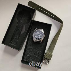 Montre automatique pour homme FLIEGER 41 mm 21 Jew saphir mil acier 316L Miyo