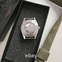 Montre automatique pour homme FLIEGER 41 mm 21 Jew saphir mil acier 316L Miyo