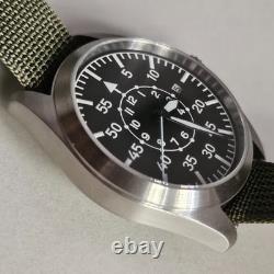 Montre automatique pour homme FLIEGER 41 mm 21 Jew saphir mil acier 316L Miyo