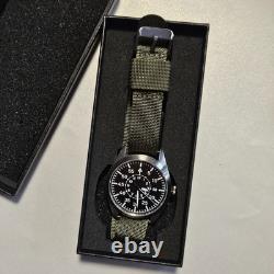 Montre automatique pour homme FLIEGER 41 mm 21 Jew saphir mil acier 316L Miyo