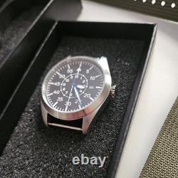 Montre automatique pour homme FLIEGER 41 mm 21 Jew saphir mil acier 316L Miyo