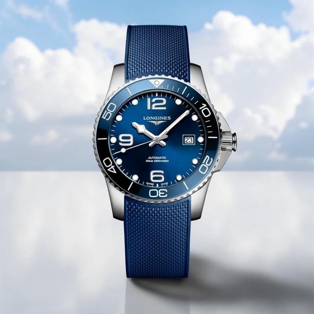 Montre Automatique Pour Homme Longines Hydroconquest L3.781.4.96.9 Cadran