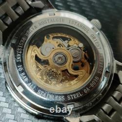 Montre automatique pour homme ORIENT EXPRESS Nostalgic Istanbul ton argent Montre automatique pour homme ORIENT EXPRESS Nostalgic Istanbul ton argent