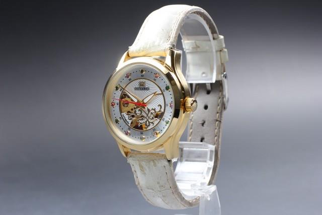 Montre Automatique Pour Homme Ouyawei Or Argent Pierres Colorées Presque Comm