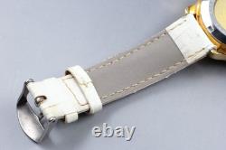 Montre automatique pour homme OUYAWEI or argent pierres colorées presque comm