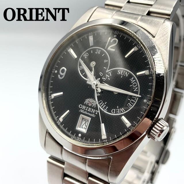 Montre Automatique Pour Homme Orient Chronograph Day Date Cadran Noir Montre