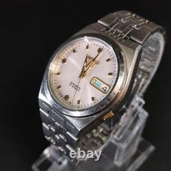 Montre automatique pour homme SEIKO5 Seiko Five blanche 7S26 en acier inoxyda Montre automatique pour homme SEIKO5 Seiko Five blanche 7S26 en acier inoxyda