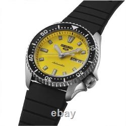 Montre automatique pour homme SEIKO 5 Sports SRPL87K1 100 m caoutchouc