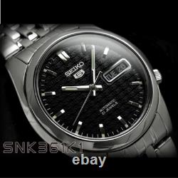 Montre automatique pour homme SEIKO Série 5 style vintage SNK361K1 bracelet e