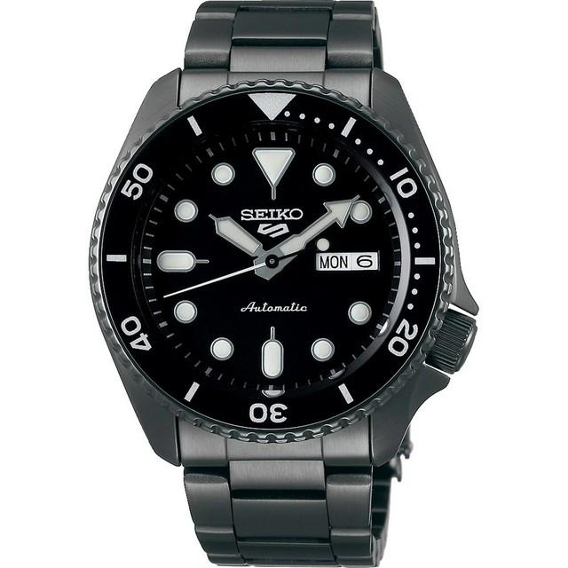 Montre Automatique Pour Homme Seiko 5 Sports Srpd65k1 Cadran Noir 42,5 Mm Dat