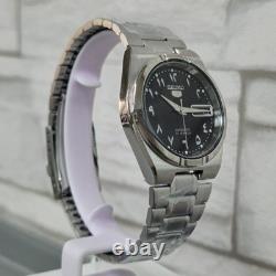 Montre automatique pour homme Seiko 5 cadran arabe SNK063J5 en acier inoxydab