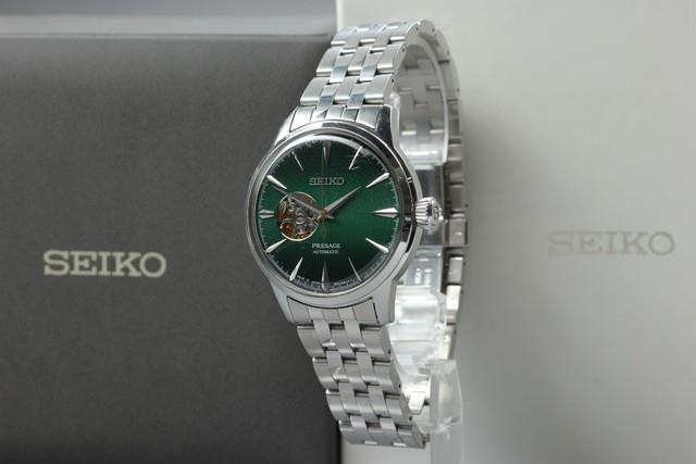 Montre Automatique Pour Homme Seiko Presage 4r38-01n0 Cadran Vert 40 Mm N Co
