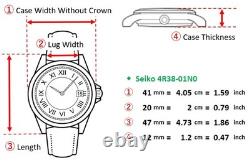 Montre automatique pour homme Seiko Presage 4R38-01N0 cadran vert 40 mm N co