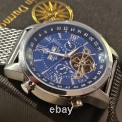 Montre automatique vintage pour homme Durmont perpétuelle calendrier